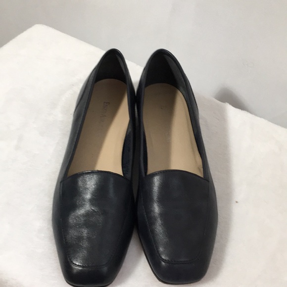 Enzo Angiolini Women's Tazlin Leather Closed Toe Loafers Black Size 7 M